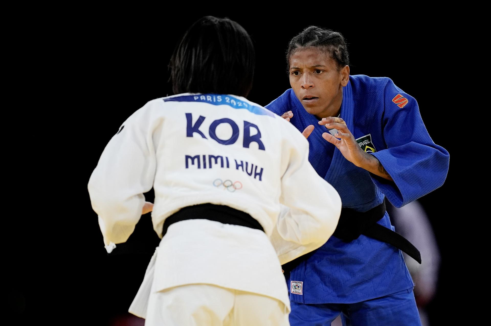 Rafaela Silva defende o Time Brasil neste fim de semana (Alexandre Loureiro/COB)